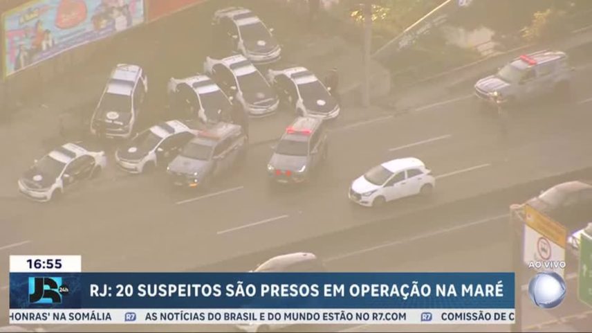 Operação no Complexo da Maré prende 20 suspeitos e fecha escolas e unidades de saúde