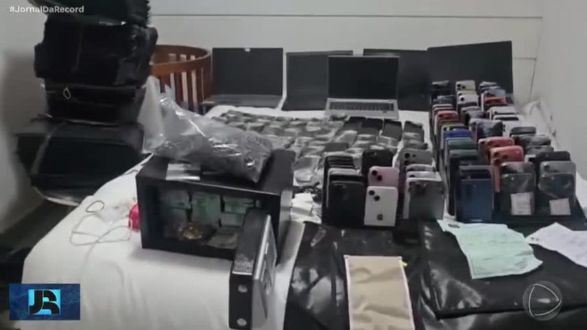 Polícia desarticula esquema sofisticado de receptação de celulares roubados em SP