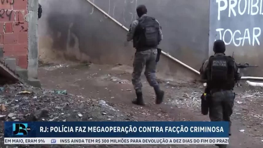 Polícia do RJ realiza operação no Complexo da Maré contra facção criminosa