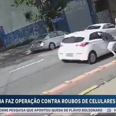 Polícia realiza operação para combater roubos de celulares em São Paulo
