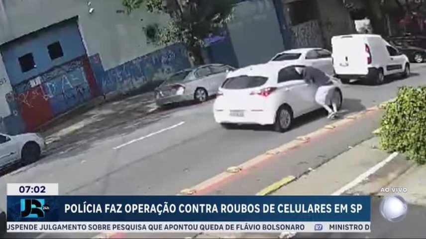 Polícia faz operação contra roubos de celulares em São Paulo