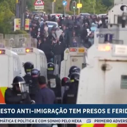 Protestos anti-imigração na Irlanda do Norte resultam em feridos e prisões