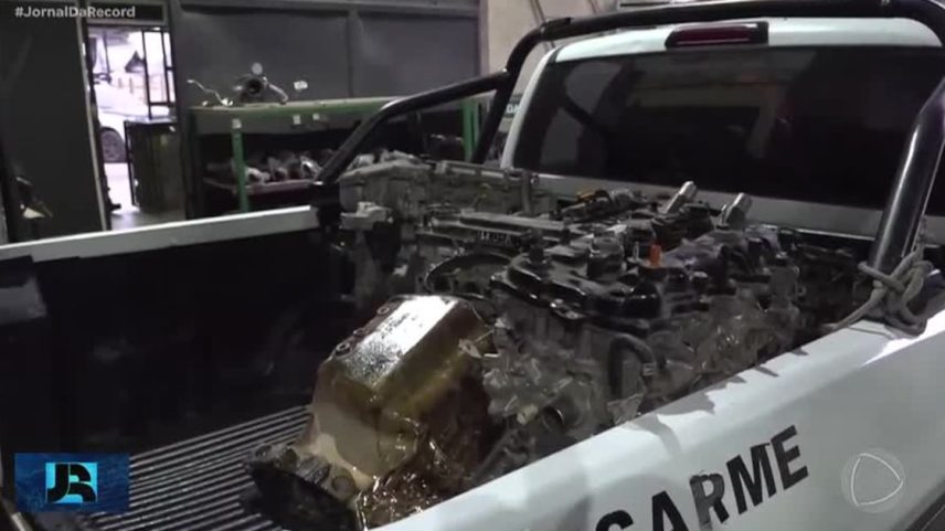 Polícia do Rio mira esquema milionário de venda de peças de carros roubados