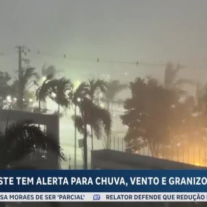 Chuva forte e ventos intensos mantêm Sudeste sob alerta