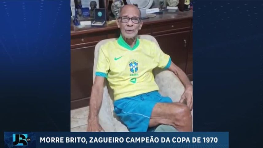 Morre Brito, zagueiro campeão da Copa de 1970, aos 86 anos