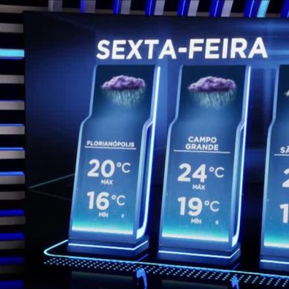 Chuva e ventos fortes mantêm alerta na metade sul do país nesta sexta-feira