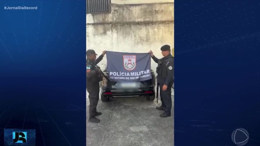 RJ: agentes de segurança são presos por circularem em veículo roubado e com placa clonada