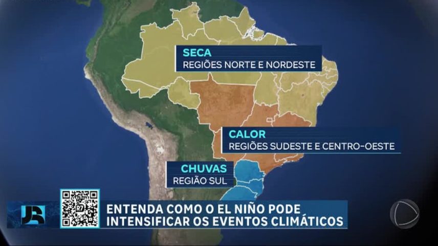 Agência climática dos EUA confirma volta do El Niño e alerta para impactos no Brasil
