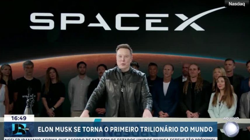 Elon Musk é o primeiro e único trilionário do mundo