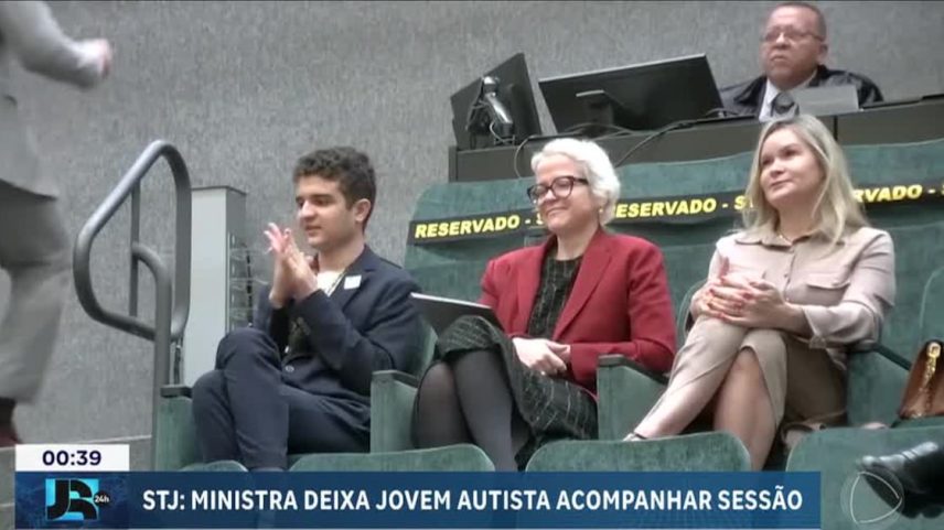 Ministra do STJ garante participação de jovem autista em sessão da Corte