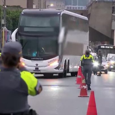 PM-SP amplia fiscalização em ônibus interestaduais para coibir drogas e armas