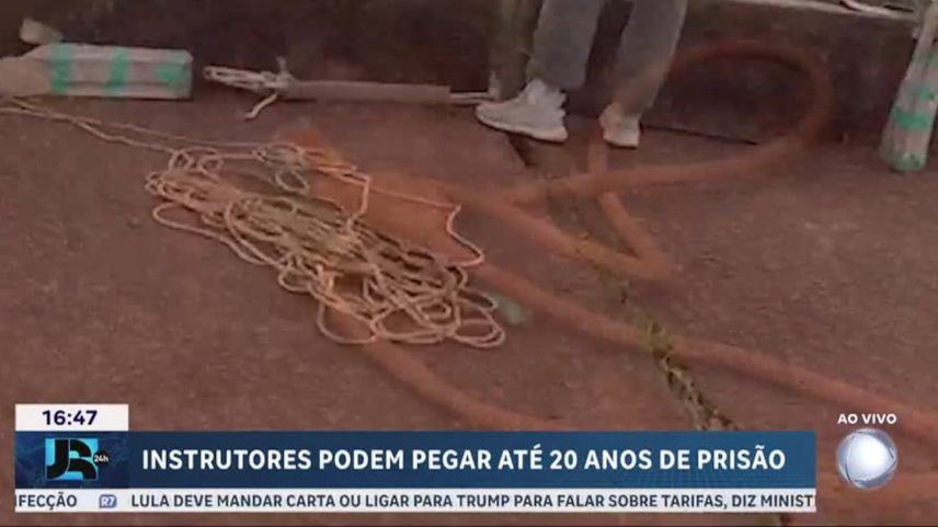 Instrutores presos por morte de jovem em salto podem pegar até 20 anos de prisão