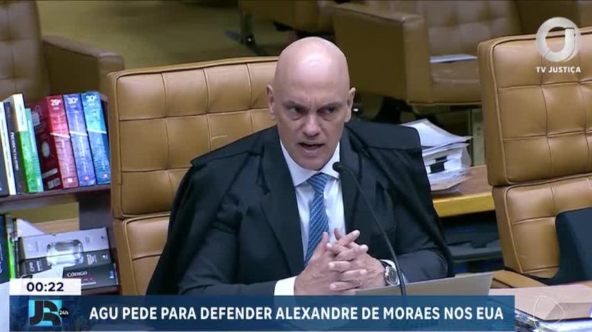 AGU pede defesa de Moraes em ação nos EUA ligada a empresas de Trump