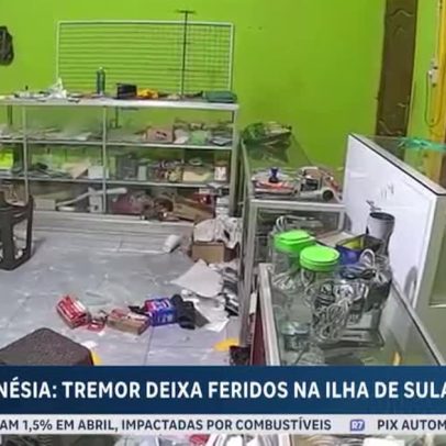 Forte tremor atinge Indonésia e deixa oito feridos