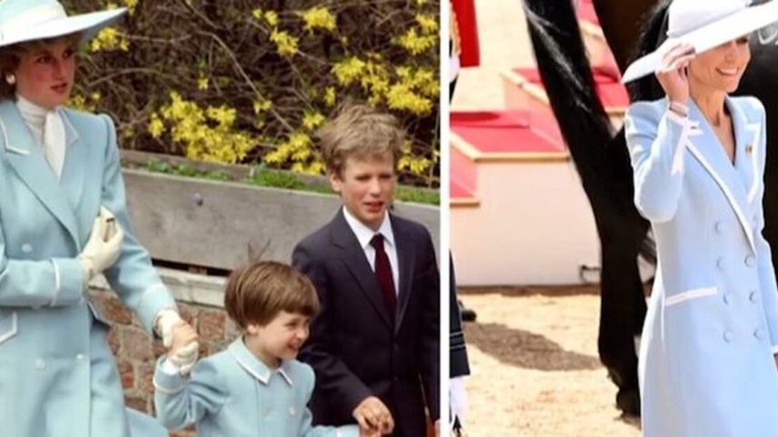 Princesa Kate homenageia Lady Di em evento tradicional