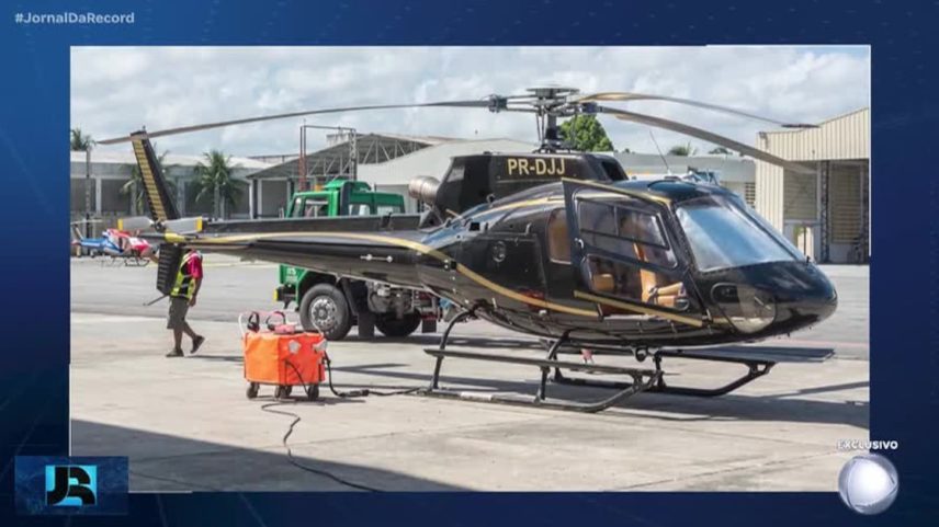Exclusivo: veja as últimas imagens de um dos helicópteros antes do trágico acidente no RJ