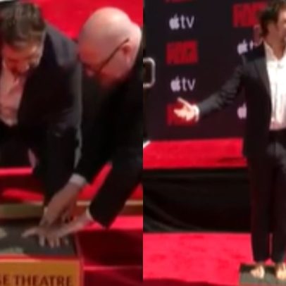 Javier Bardem eterniza pés e mãos no Teatro Chinês de Hollywood