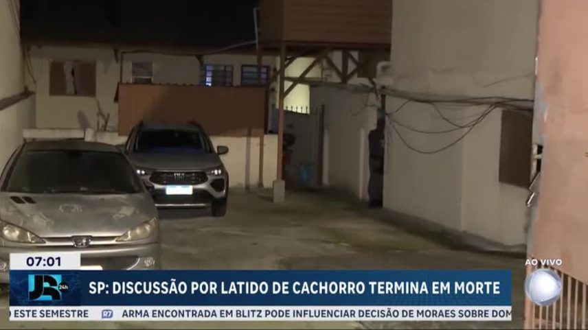 Discussão por latido de cachorro termina em morte na zona norte de São Paulo