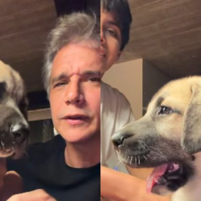Márcio Garcia apresenta novo membro da família após perda