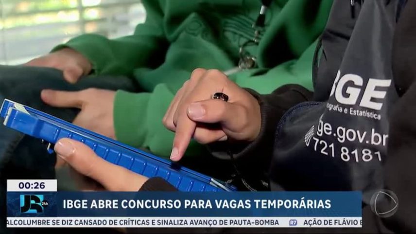 IBGE abre seleção com mais de 1,4 mil vagas temporárias em todo o país