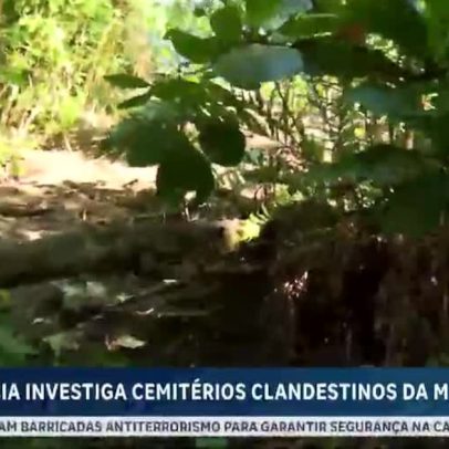 Polícia investiga cemitérios clandestinos de milícia em Rio das Pedras, RJ