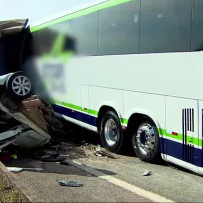 Acidente com 14 veículos em Grande BH deixa 1 morto e 5 feridos