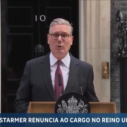 Primeiro-ministro britânico Keir Starmer anuncia saída do cargo