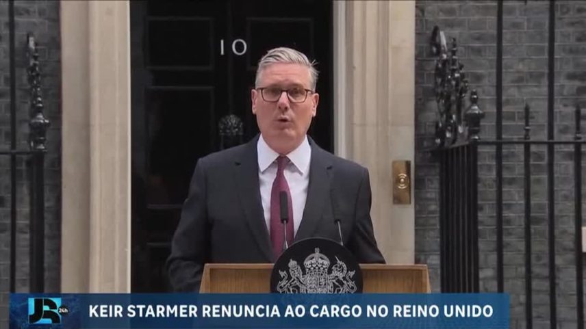 Primeiro-ministro britânico Keir Starmer anuncia saída do cargo