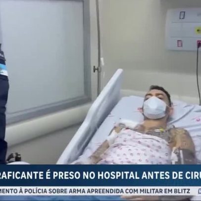 Traficante é preso em hospital antes de cirurgia no Rio de Janeiro