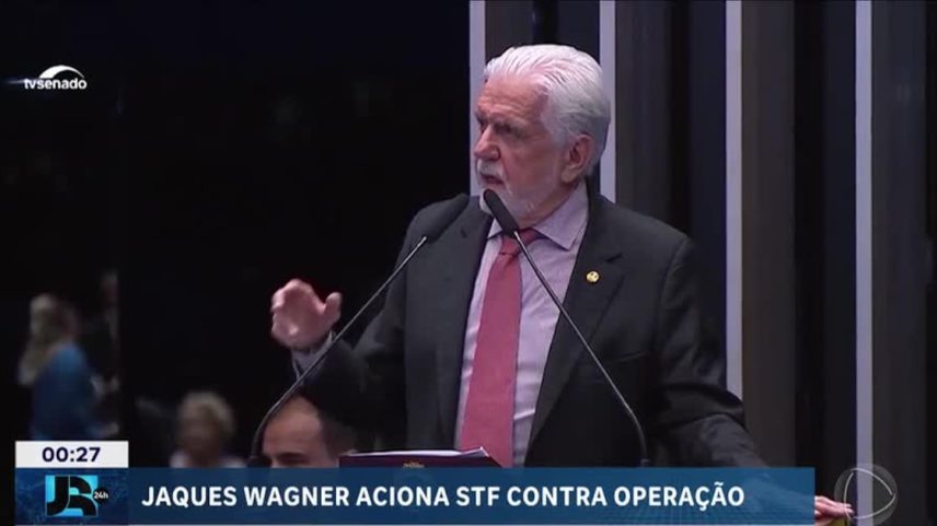Jaques Wagner pede ao STF anulação de operação de busca e apreensão em endereços ligados a ele