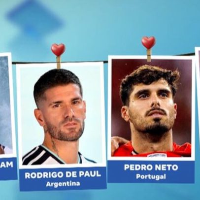 Jogadores mais bonitos e com carisma entre as seleções, segundo estudo