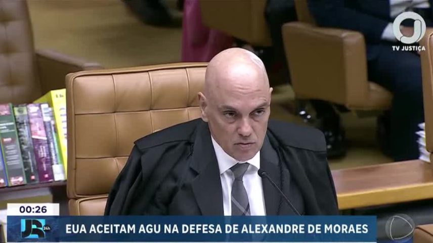 Justiça dos EUA rejeita julgamento à revelia de Alexandre de Moraes