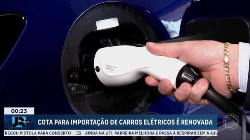 Governo federal renova cota para importação de carros elétricos sem imposto
