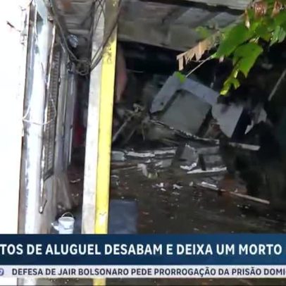 Cortiço com 60 moradores desaba na zona leste de SP e deixa um morto