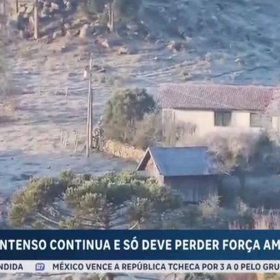 Frio intenso atinge a região Centro-Sul do Brasil