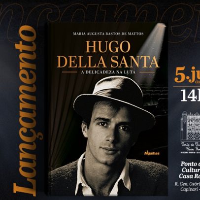 Casa Rosa de Capivari lança biografia do ator e diretor Hugo Della Santa
