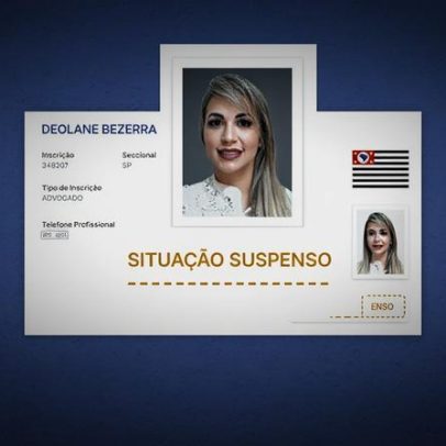 OAB/SP suspende carteira da advogada Deolane Bezerra