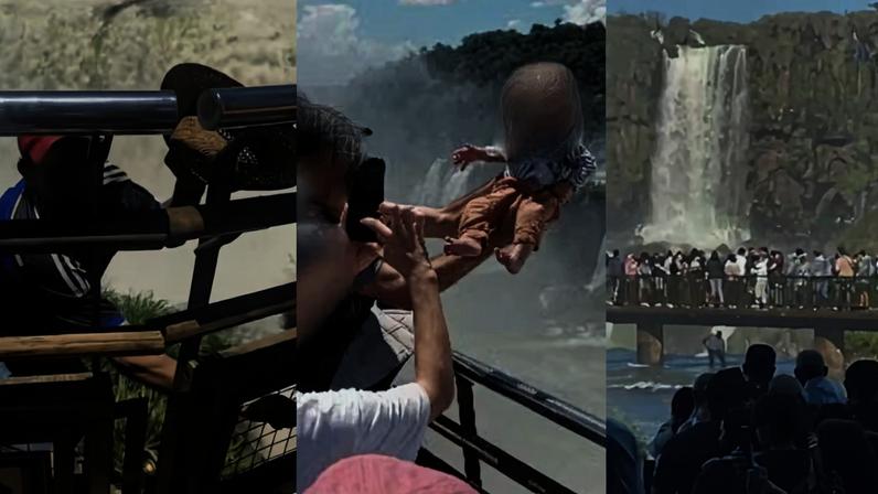 Relembre outras vezes em que pessoas se arriscaram nas Cataratas do Iguaçu em 2026