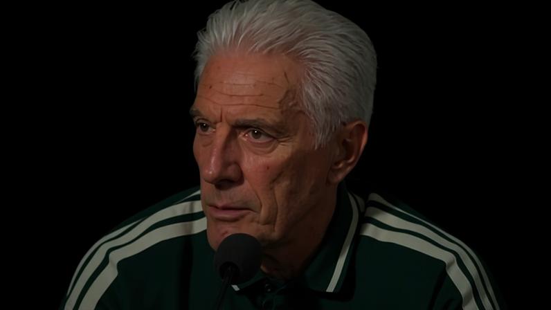 Hugo Broos, técnico da África do Sul, em coletiva pré-jogo contra o México