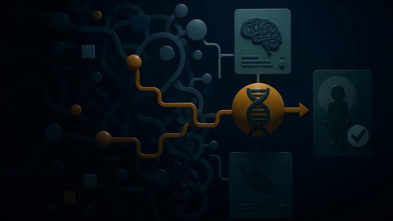 IA na medicina: tecnologia ajuda médicos a reanalisar dados genéticos complexos (Imagem gerada por IA/Exame)