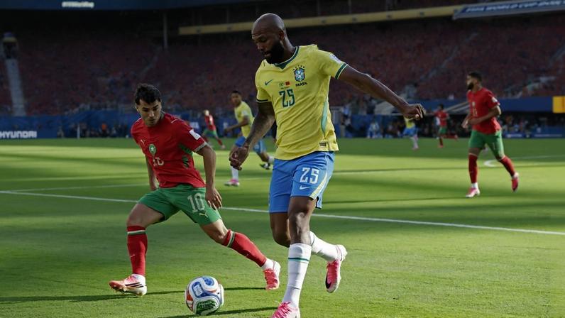 Igor Thiago em Brasil x Marrocos (Foto: REUTERS/Jeenah Moon)