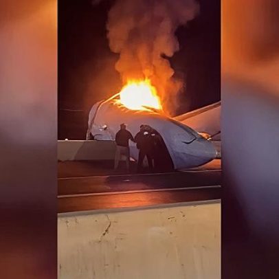 Queda de avião em rodovia no Texas deixa um morto e cinco feridos