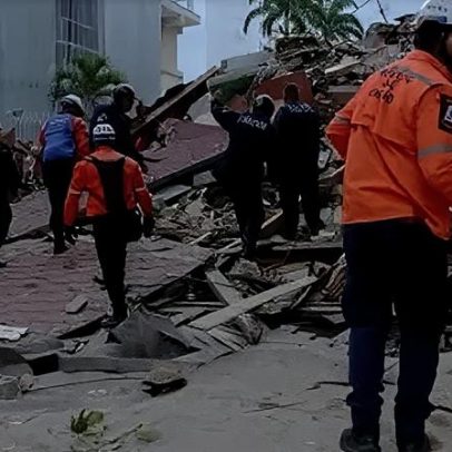 Mais de 500 agentes atuam no resgate em escombros na Venezuela