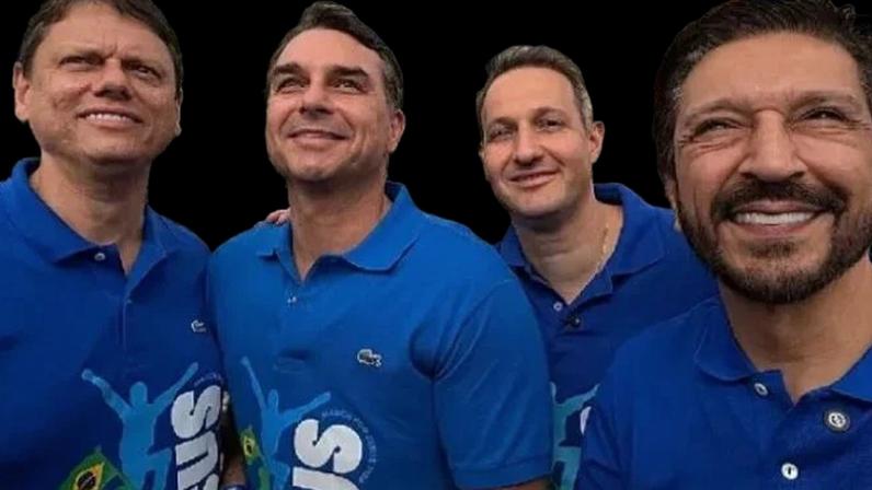 Flávio Bolsonaro participa da Marcha para Jesus 2026 em São Paulo (Foto: Reprodução)