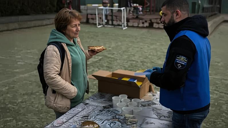 Cristãos distribuem esperança e pizza a soldados e civis na Ucrânia