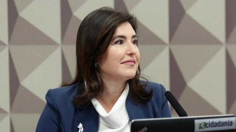Tebet afirma que vice mulher na chapa de Flávio Bolsonaro não muda cenário
