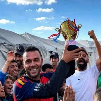 Partidas de futebol em Gaza trazem leve alívio à população