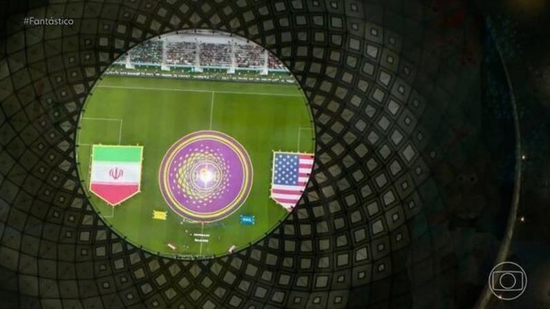 Irã chega no México para Copa do Mundo — Foto: Reprodução/Fantástico