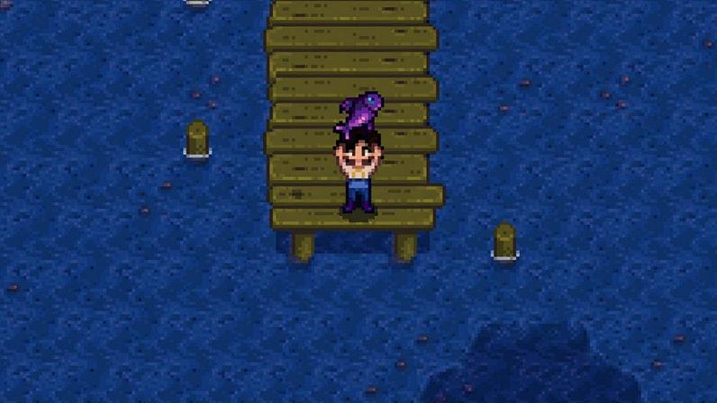 Carpa da Meia-Noite: saiba tudo sobre a espécie de peixe no Stardew Valley — Foto: Reprodução/Róbson Martins