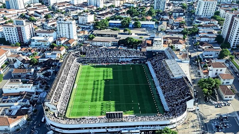 Manutenção do gramado da Vila Belmiro será feita entre junho e julho